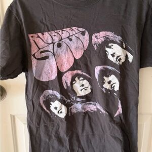 Beatles dark grey Rubber Soul Graphic T-Shirt